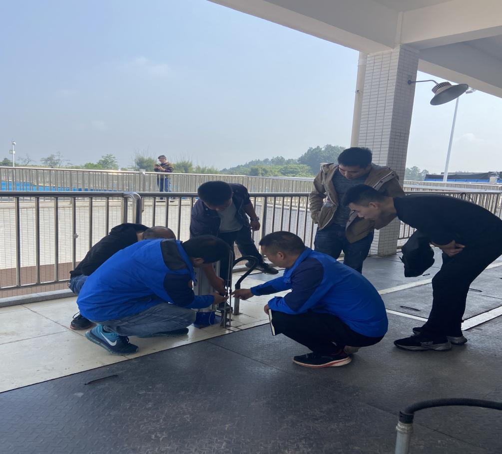 五水廠生產設備聯合調試工作有序推進