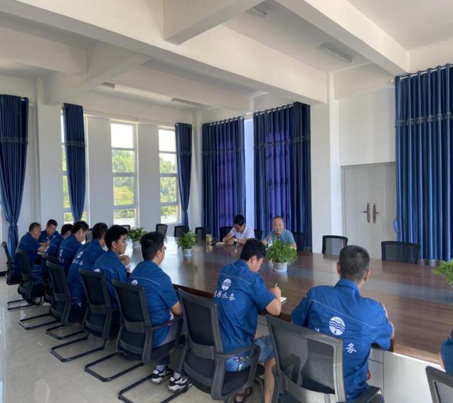 集團(tuán)公司黨委委員、副總經(jīng)理劉林到五水廠檢查安全工作