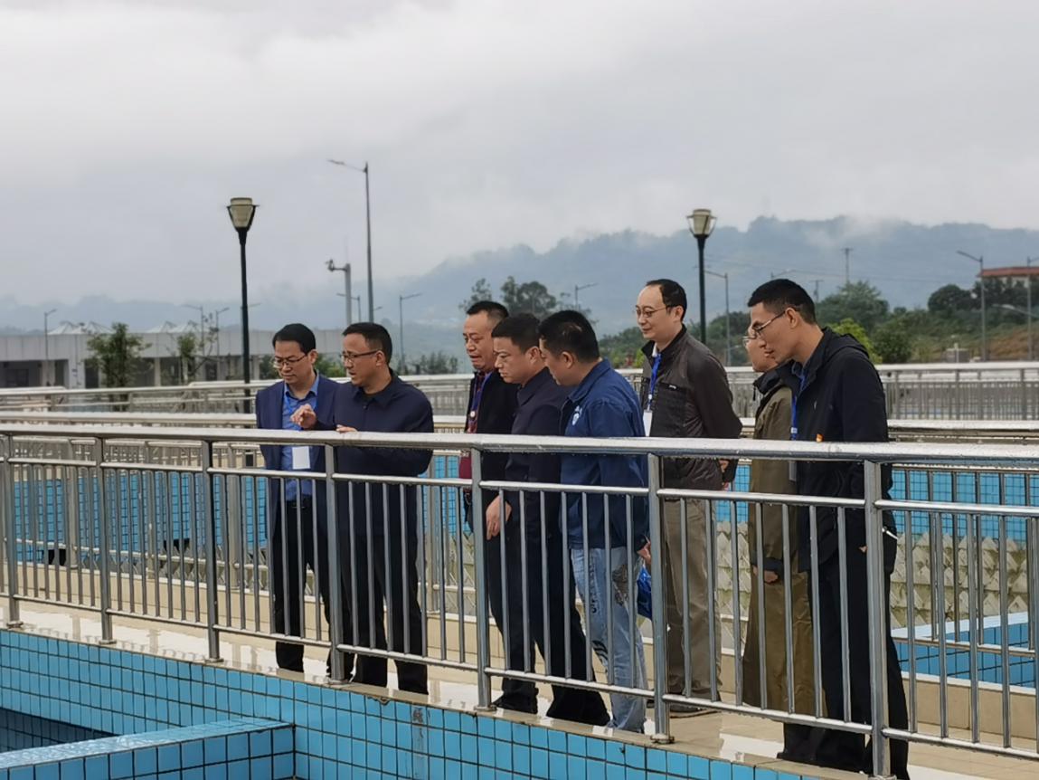 清源水務集團公司督查菜壩水廠全國衛(wèi)生城市復審準備工作