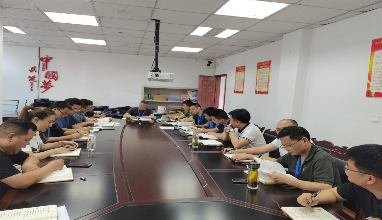 集團(tuán)公司黨委委員、副總經(jīng)理劉林為二支部上專題黨課