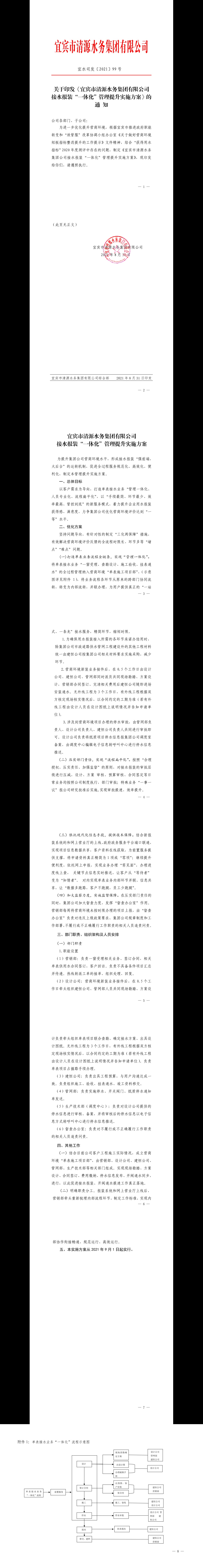99關(guān)于印發(fā)《宜賓市清源水務(wù)集團(tuán)有限公司接水報裝“一體化”管理提升實施方案》的通知.jpeg